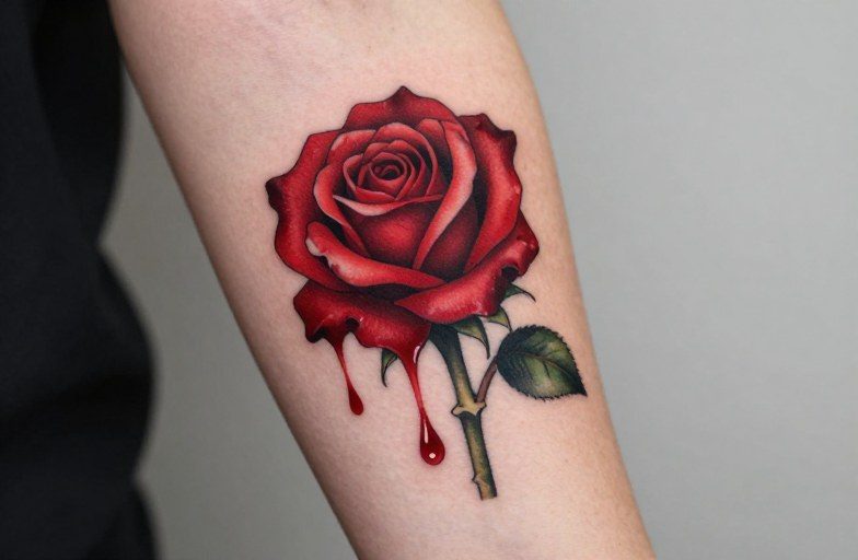 bleeding-rose-tattoo-meaning-love-pain-038-what-the-drips-sa