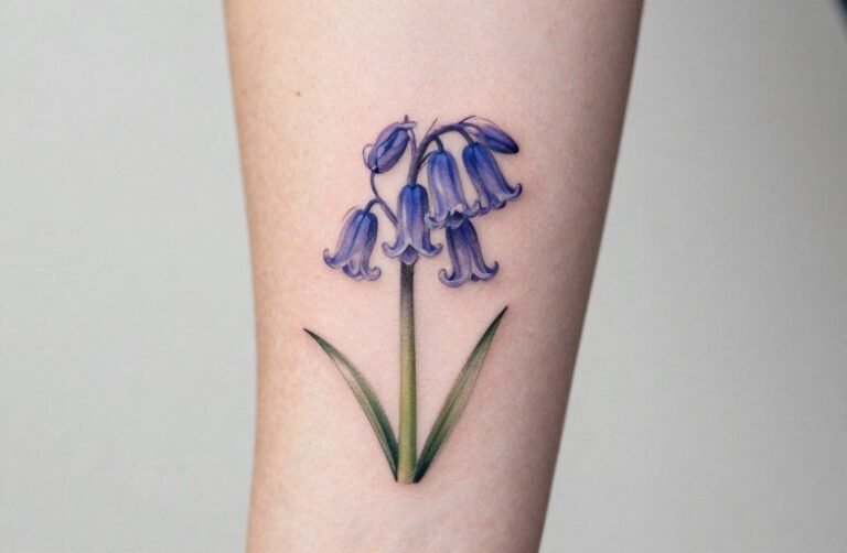 Bluebell Flower Meaning Tattoo: Symbolism & Design Guide