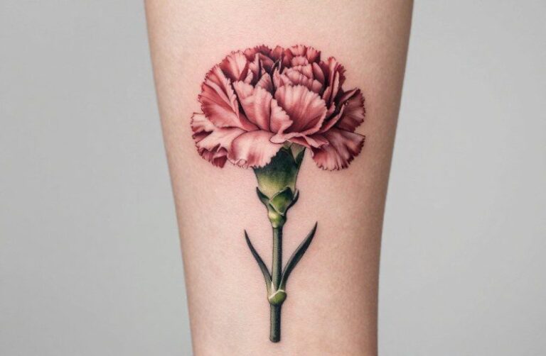 Carnation Tattoo Meaning: Love, Luck, and Layered Symbolism