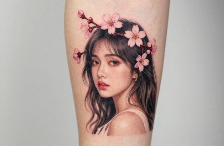 Cherry Blossom Tattoo Meaning On A Woman: Symbolism & Design