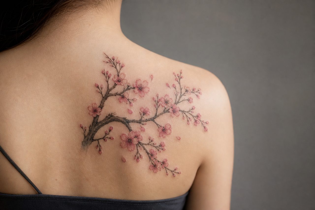 Cherry Blossom Tree Tattoo Meaning: Fleeting Beauty, Lasting Ink