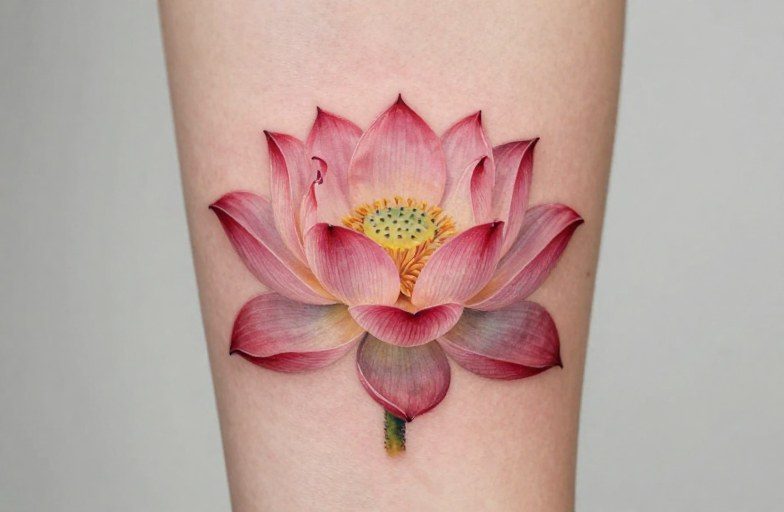 Color Lotus Flower Tattoo Meaning: Symbolism & Design Guide