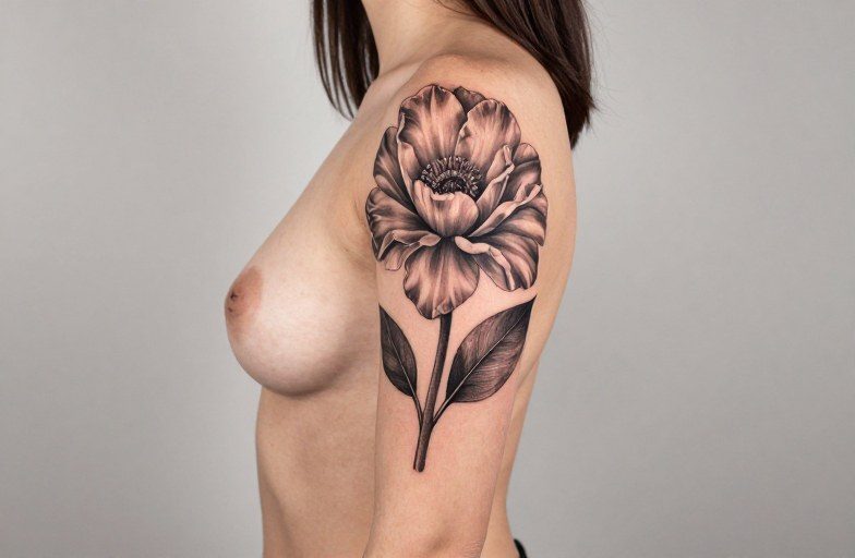 Flower Full Side Body Female Tattoo: Symbolism & Meaning