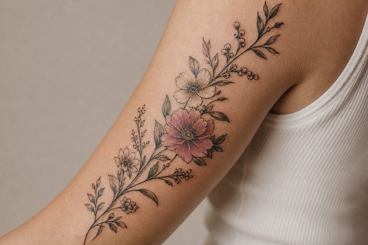 Flower Tattoo Meaning: Symbolism, Aging & Design Choices