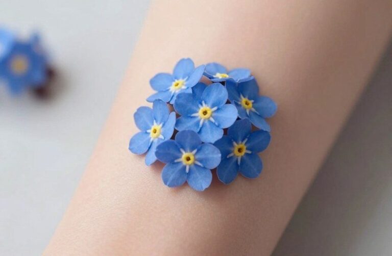 Forget Me Not Flower Tattoo Meaning: Memory, Loyalty & Lasting Love