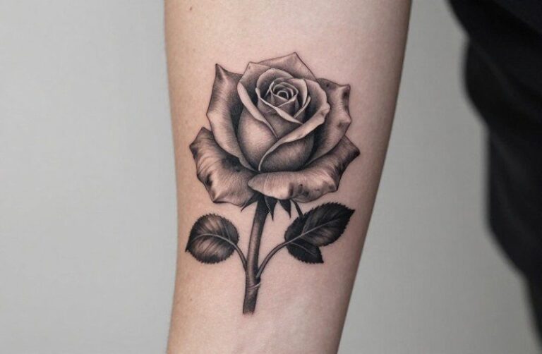 Ghost Rose Tattoo Meaning: Beauty, Loss, and What Lingers