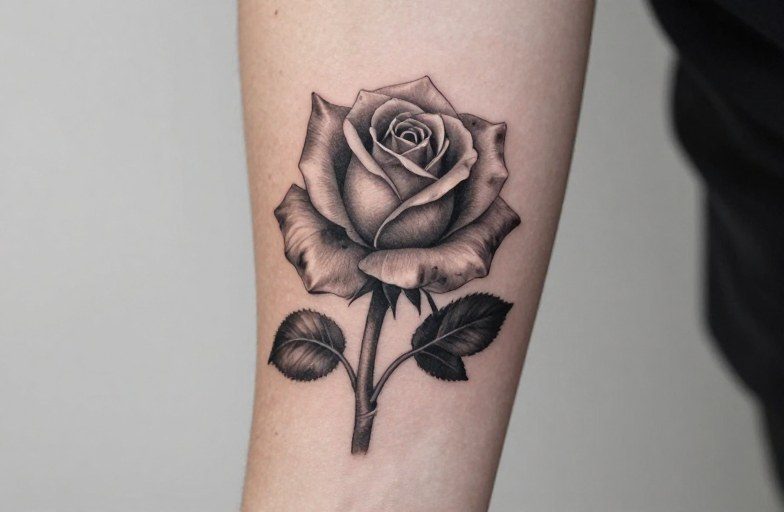 Ghost Rose Tattoo Meaning: Beauty, Loss, and What Lingers