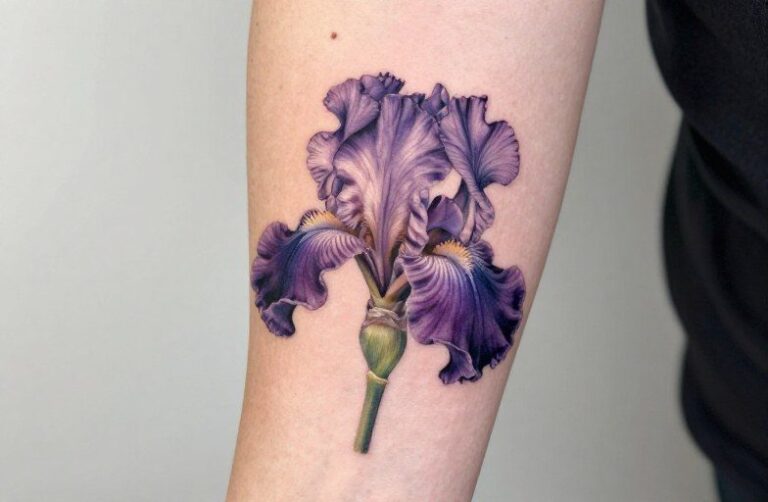 Iris Flower Tattoo Meaning: Symbolism, Placement & Style Guide