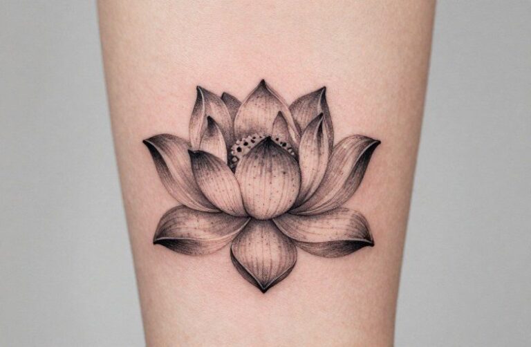 Lotus Flower With Dots Tattoo Meaning: Symbolism & Design Guide