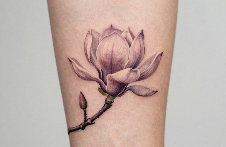 Magnolia Flower Tattoo Meaning: Nature, Strength & Southern Soul