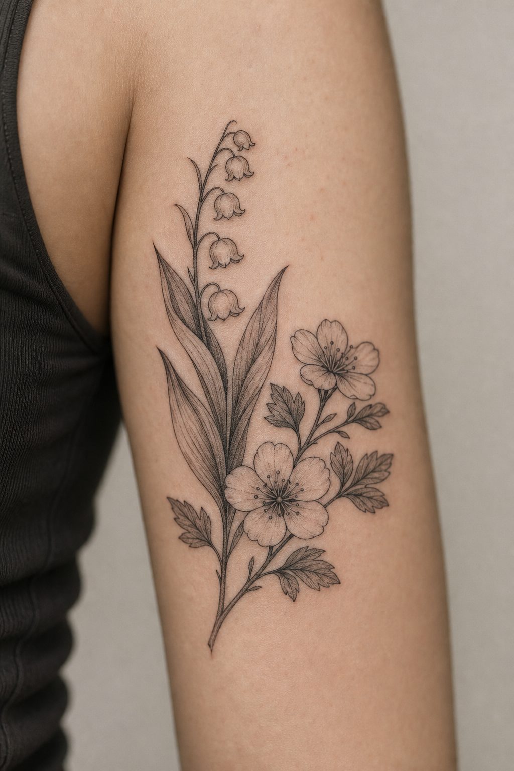 May Birth Flower Tattoo Meaning: Lily of the Valley Symbolism