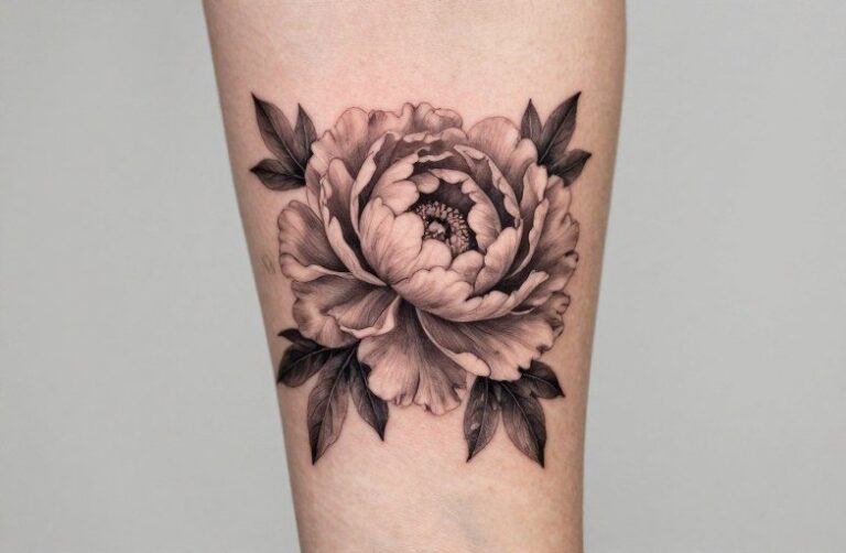 Peony Flower Tattoo Meaning: Love, Honor & Resilience