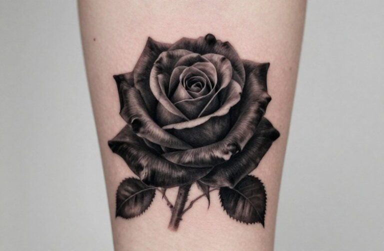 Realistic Black Rose Tattoos: Complete Style Guide