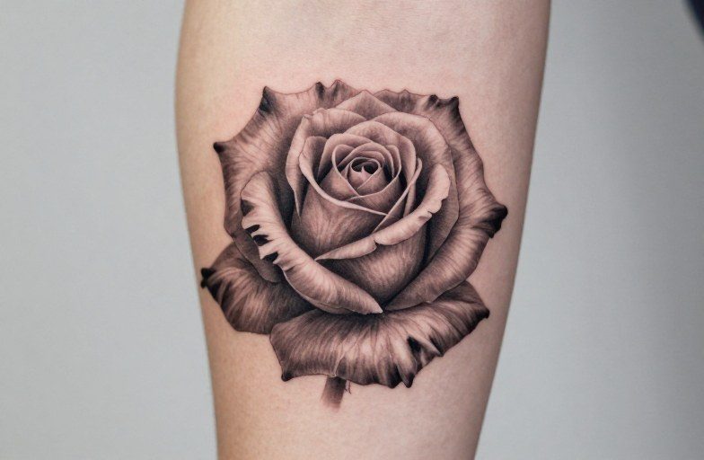 Realistic Rose Tattoos: Style Guide