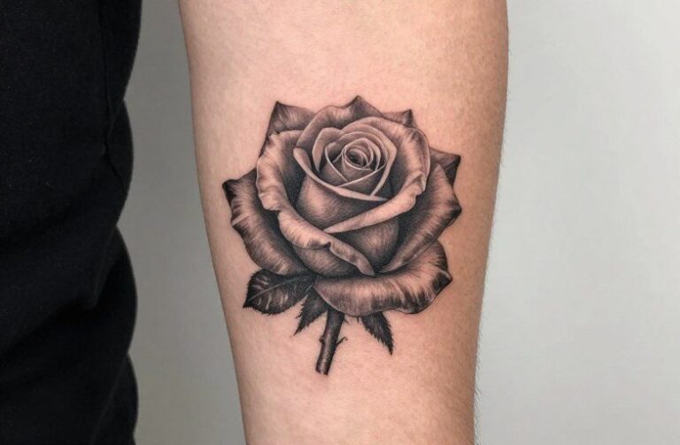 Rose Tattoo For Guys: Symbolism, Styles & Placement
