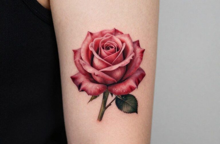 Rose Tattoo Women Meaning: Love, Loss & Strength