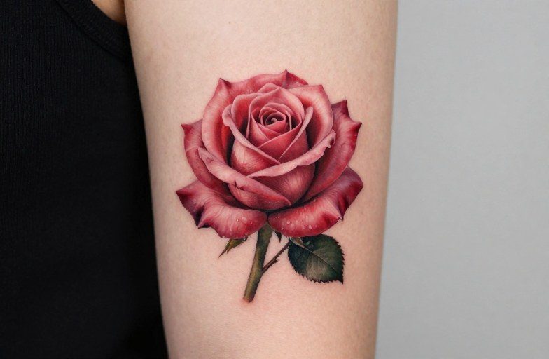 Rose Tattoo Women Meaning: Love, Loss & Strength