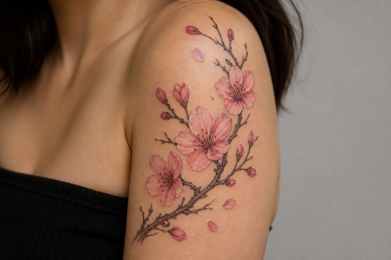 Sakura Flower Tattoo Meaning: Beauty, Mortality & Renewal