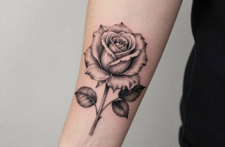 Sketch Rose Tattoo Meaning: Imperfection, Freedom & Raw Emotion