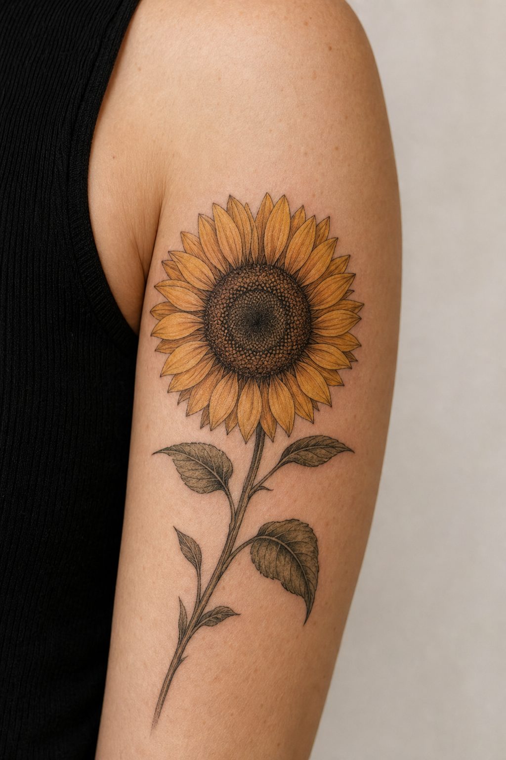 Sunflower Tattoo Meaning: Loyalty, Light, and Resilience