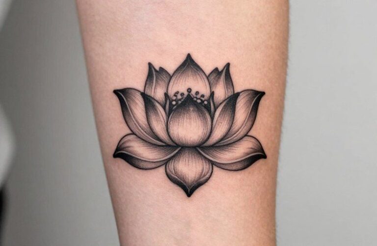Tribal Lotus Tattoo Meaning: Resilience & Spiritual Rebirth