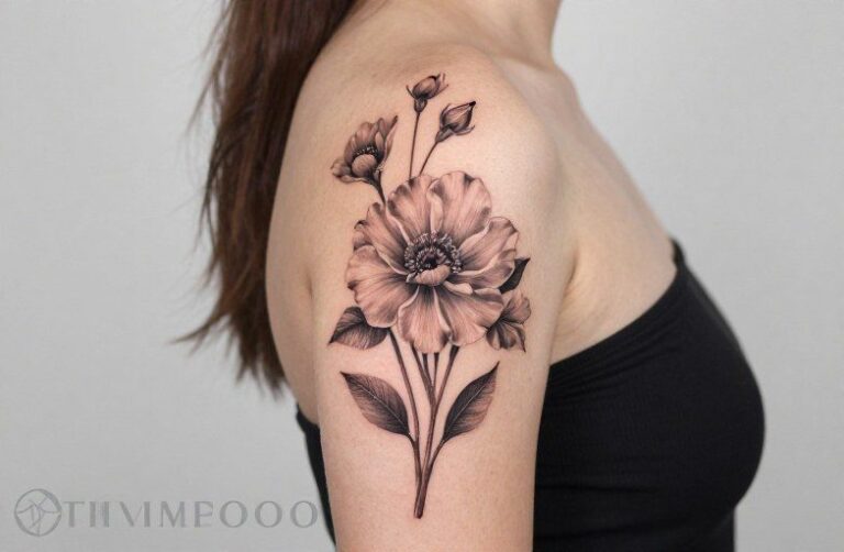 Unique Flower Tattoo Designs for Women