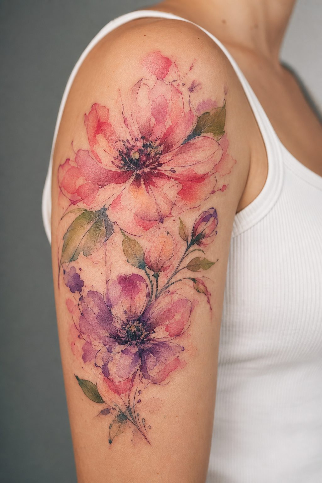 Watercolor Flower Tattoo Meaning: Symbolism & Style Guide