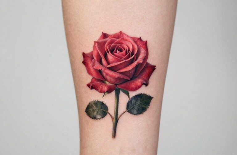 What Does A Rose Tattoo Represent: Symbolism, Color & Placement
