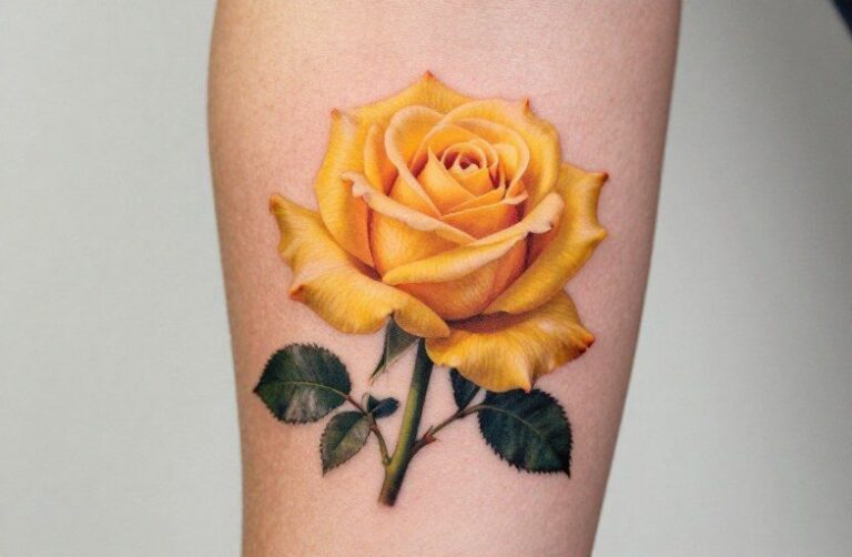 Yellow Rose Tattoo Meaning: Friendship, Joy, and Texas Pride