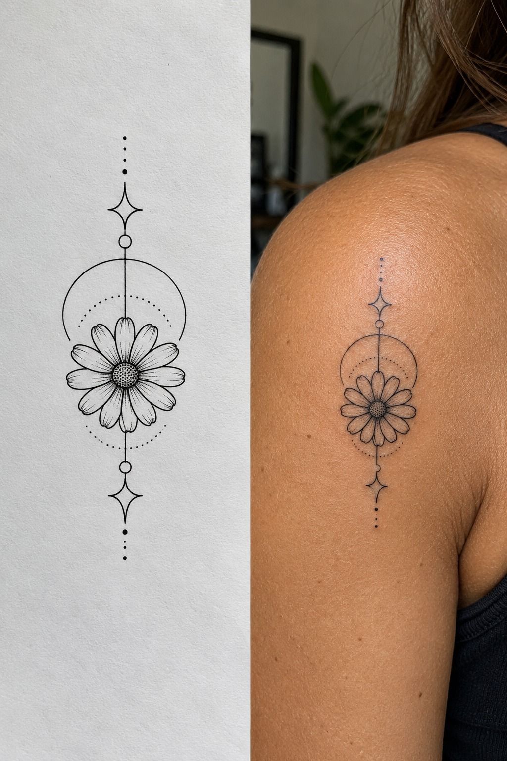 Match Daisy Tattoos With Sisters and Best Friends
