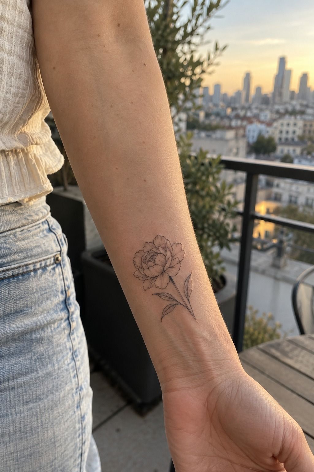 Can a Wrist Peony Stay Clear?