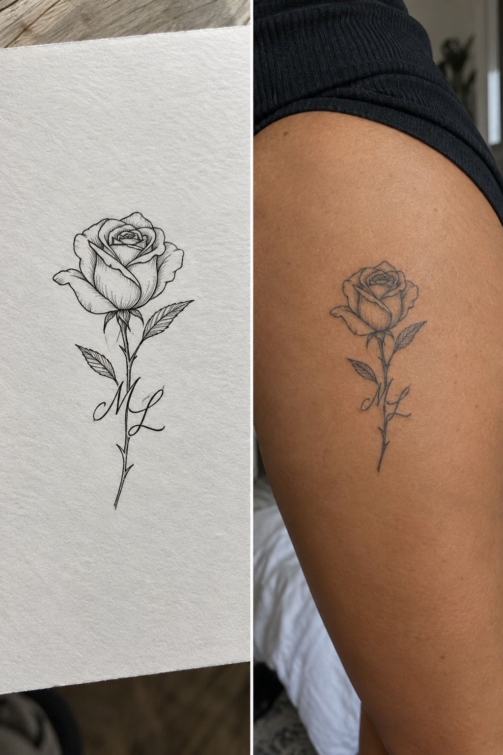Add an Initial Without Crowding the Flower