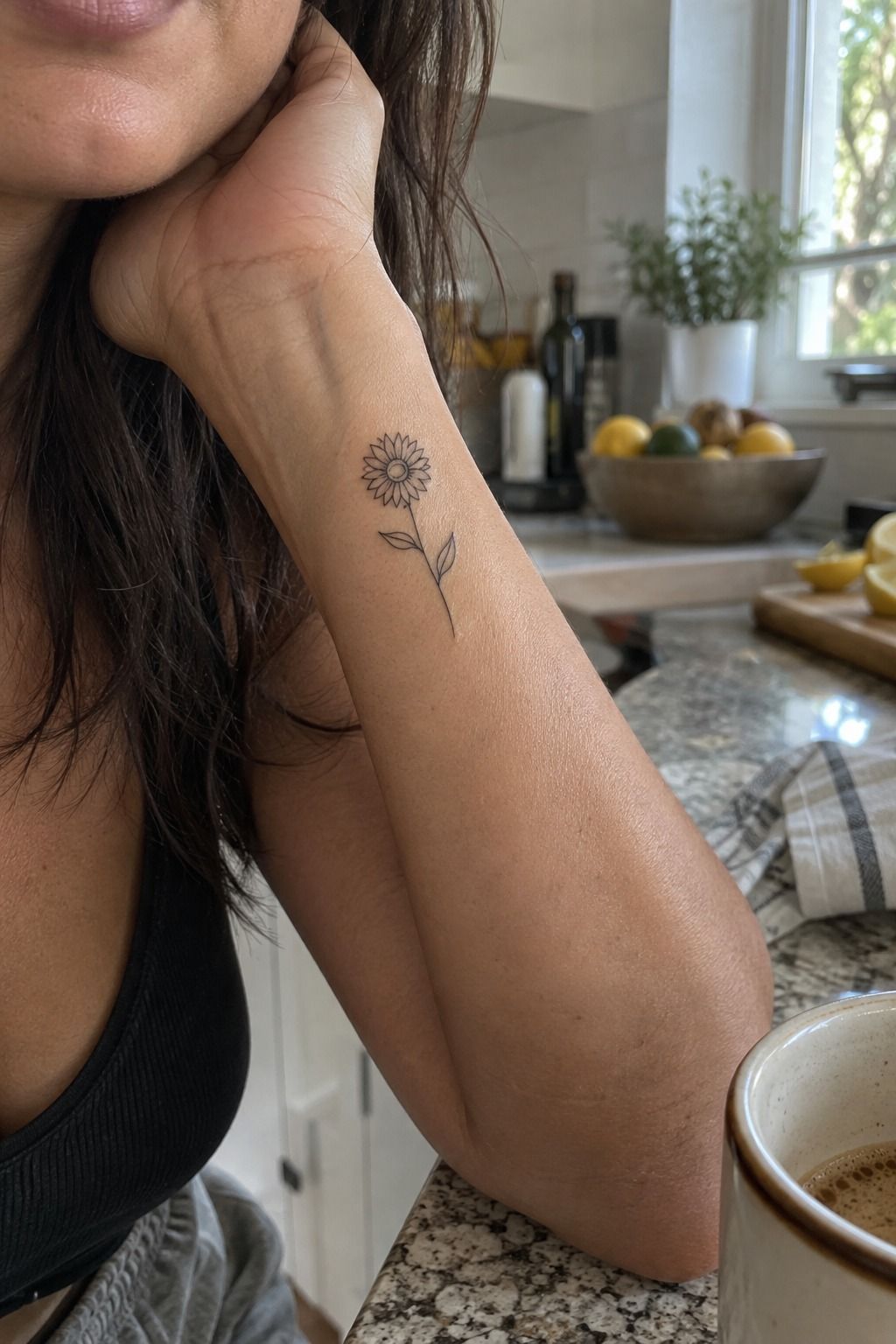 Is a Minimal Sunflower Tattoo Right for the Wrist?