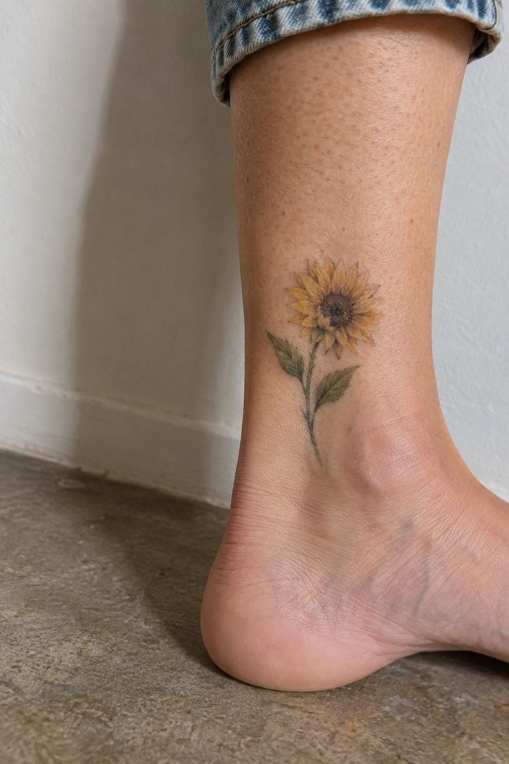 Use Watercolor Yellow as an Ankle Accent