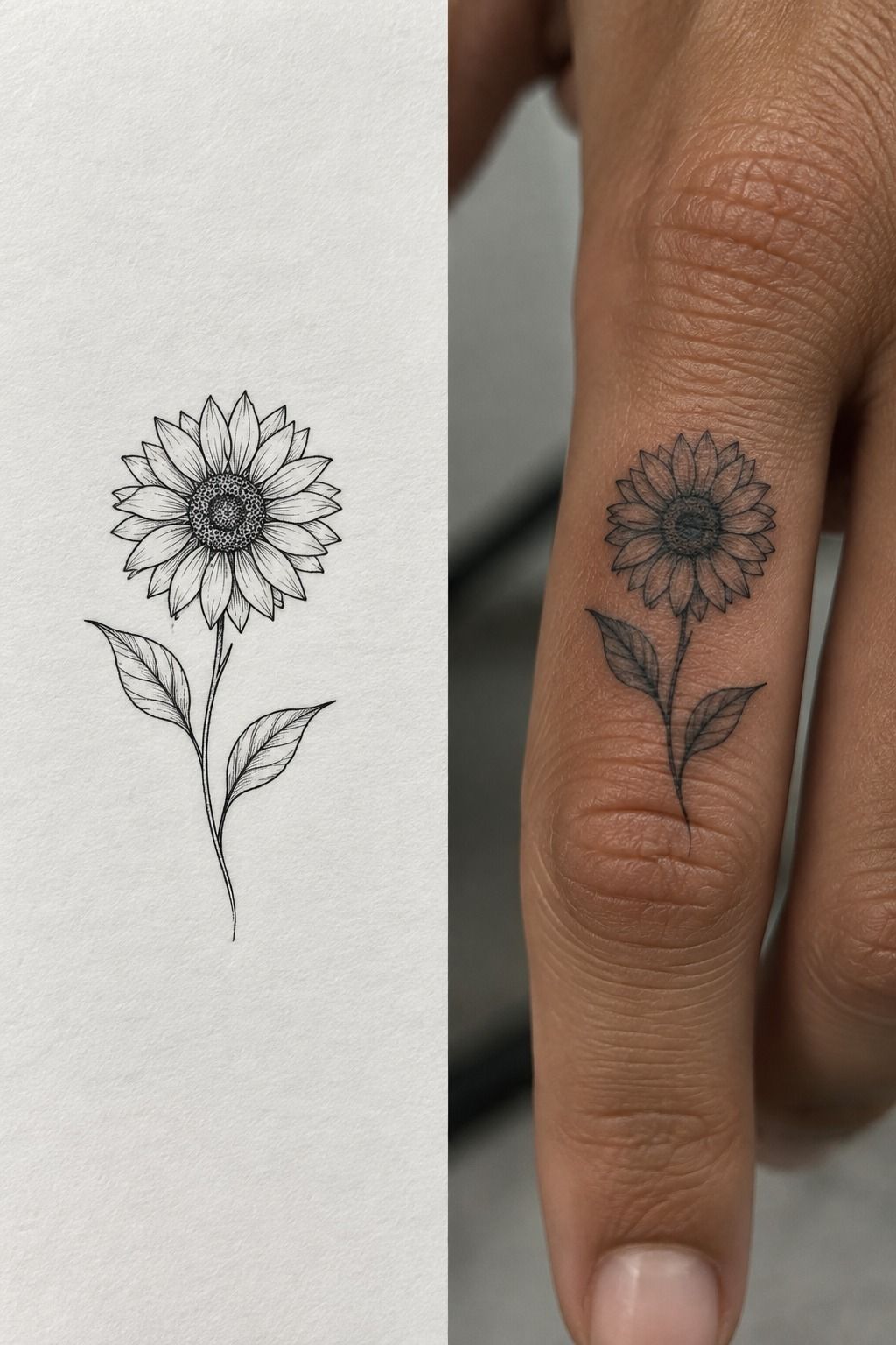 Keep Finger Sunflowers Extremely Simple