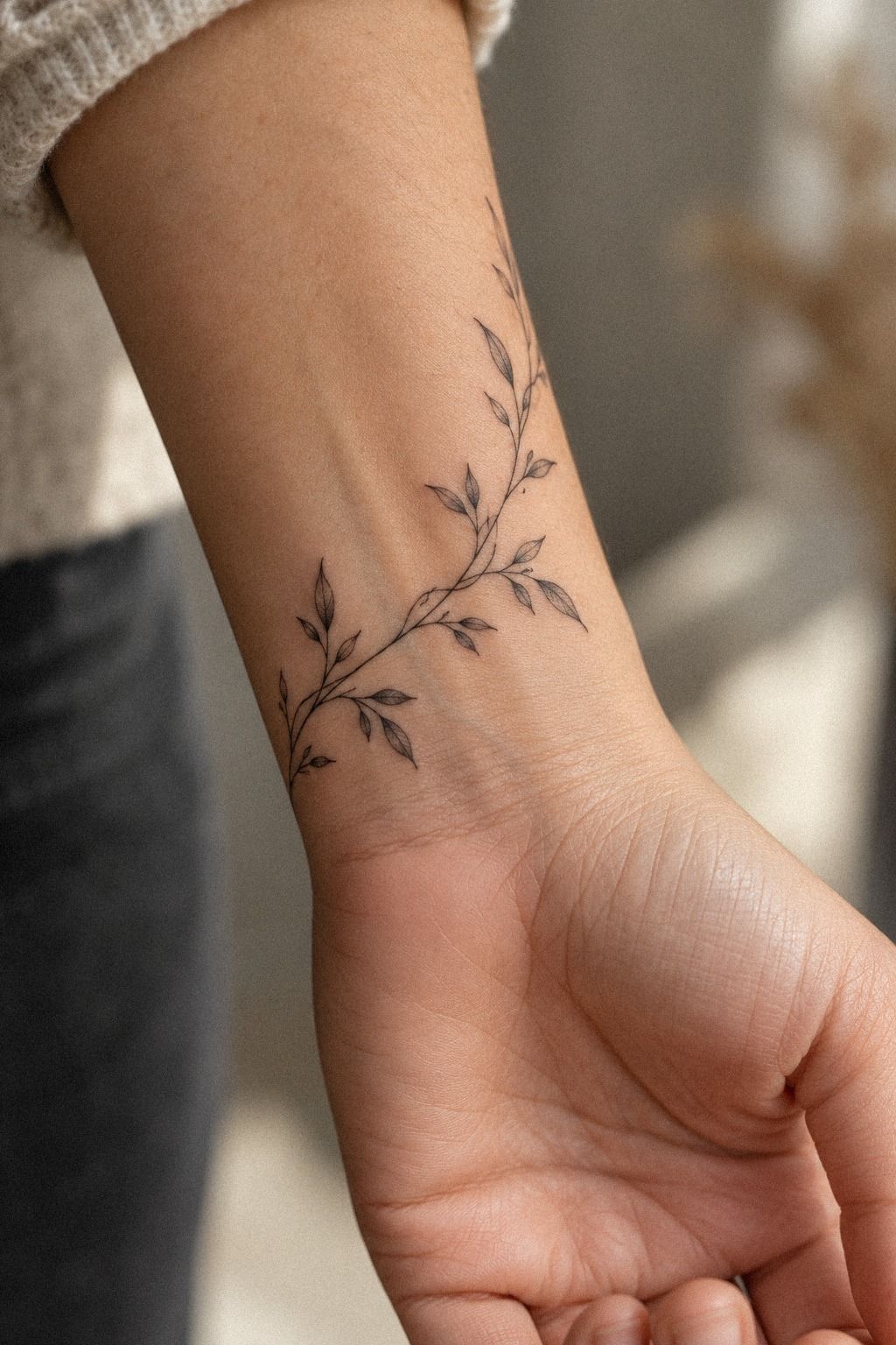 Follow a Fine Stem to the Wrist