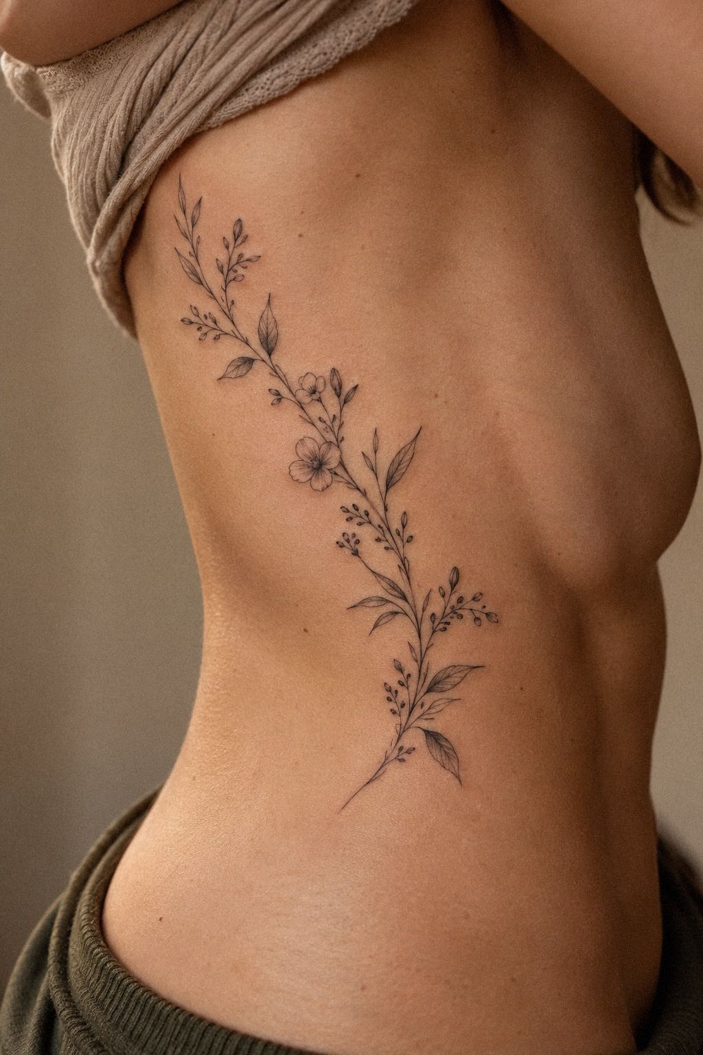 Bold Blackwork Floral Hand Tattoos vs. Fine Detail