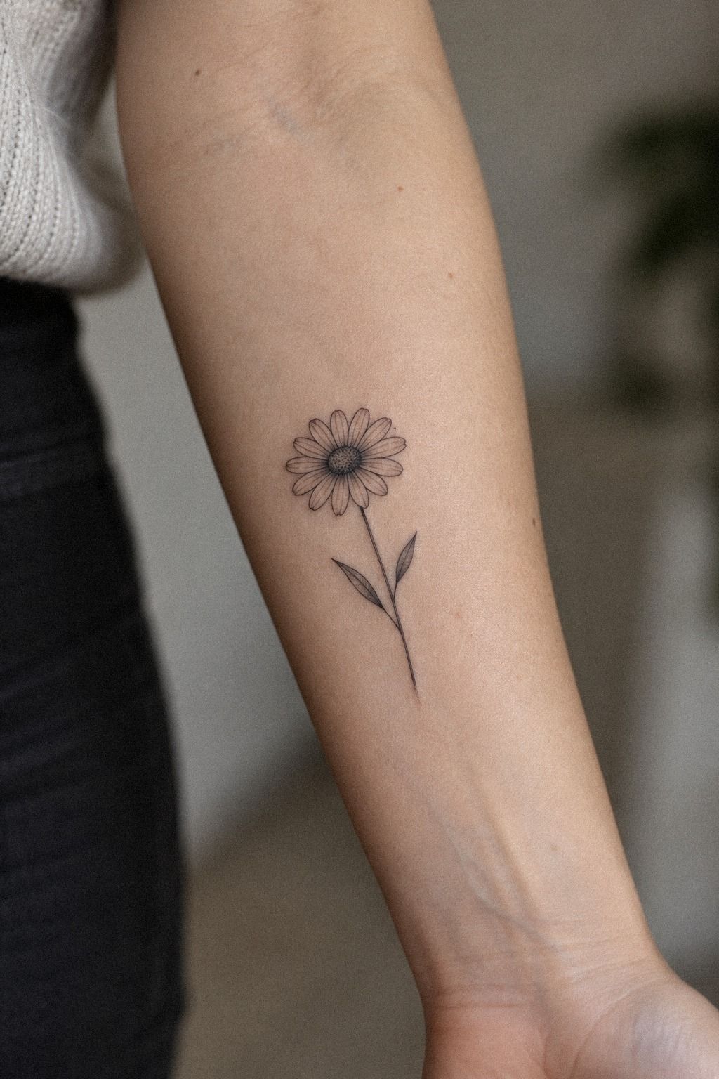 Test Unique Daisy Shapes Before Tattooing
