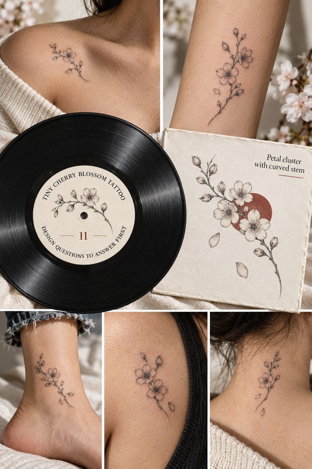 Tiny Cherry Blossom Tattoos That Stay Cheap Enough for a First Ink Budget