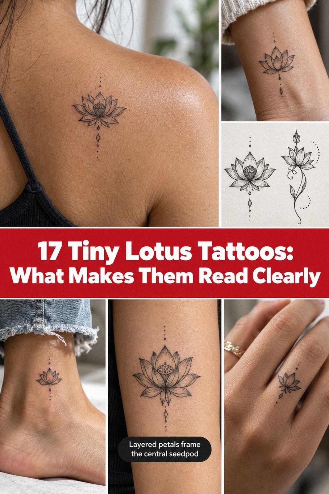 Discreet Tiny Lotus Tattoos That Stay Hidden at Work