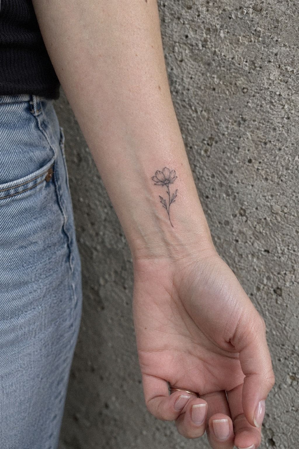 Start With a Single Stem on the Inner Wrist